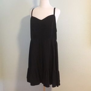 Black Sleeveless Cami Dress